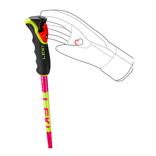 Leki Spitfire Vario - Retention Detail