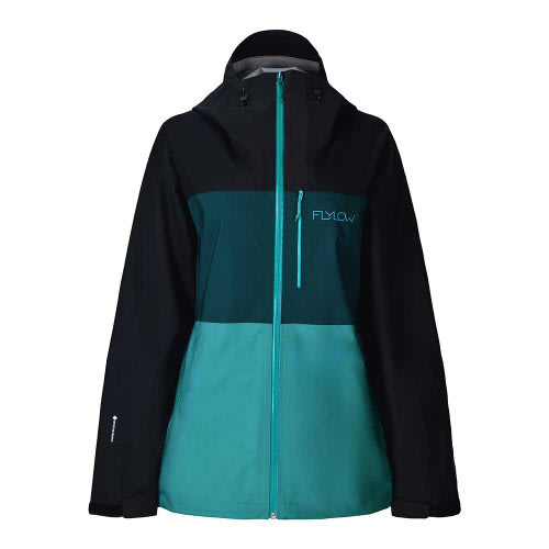 Flylow Lucy Ski Jacket - Black/Ponderosa Pine/Teal