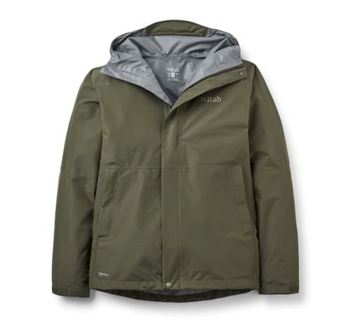 Rab Downpour Jacket - Army