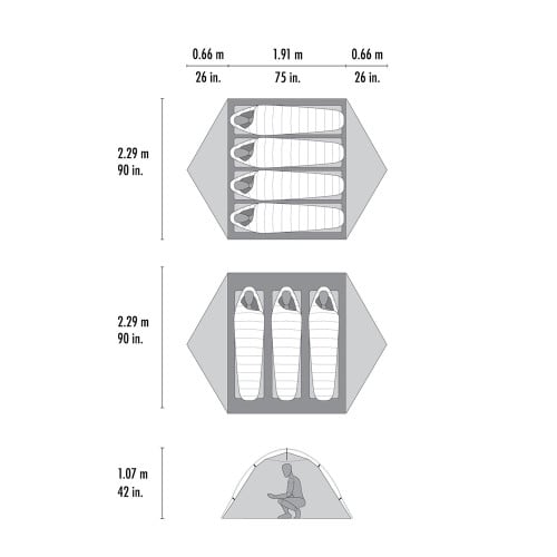 MSR Hubba Hubba LT 2 - Diagram
