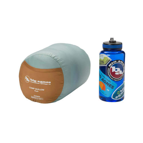 Big Agnes Quillow - Packed Size Comparison