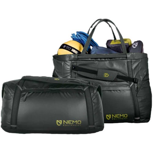 NEMO Double Haul Convertible Duffel 100L - Black Top & Duffel