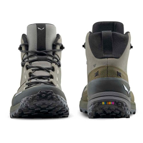 Salewa Puez Leather Mid PTX Hiking Boot - Men’s - Heel Details