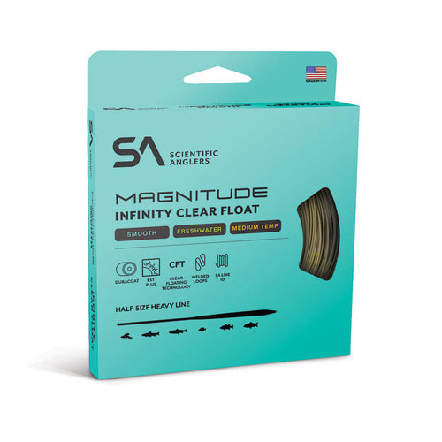 Scientific Anglers Magnitude Smooth Infinity Trout Clear Head Floating Fly Line