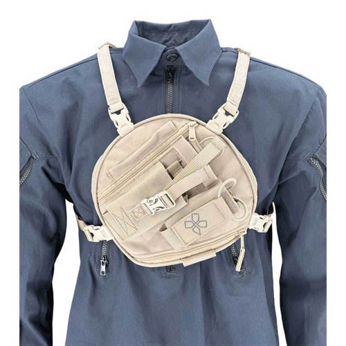 Coaxsher RP-1 Switch Radio Chest Harness - Tan
