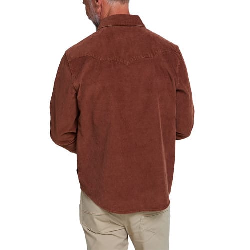 Howler Brothers Banning Corduroy Snapshirt - Model Back