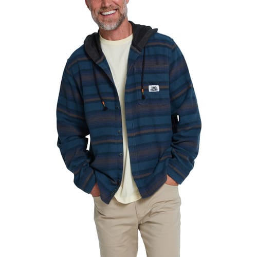 Howler Brothers Salvo Hooded Flannel - Model