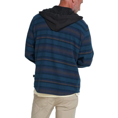 Howler Brothers Salvo Hooded Flannel - Model back