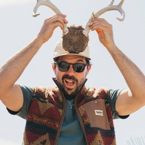 Howler Brothers Chisos Fleece Vest - Jackass-a-lope