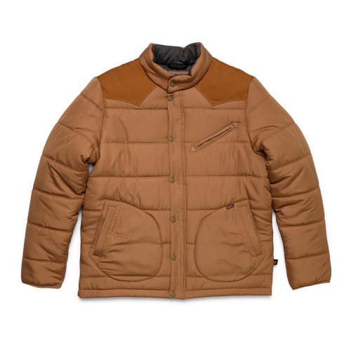 Howler Brothers Rounder Quilted Jacket - Duck Brown/Rust