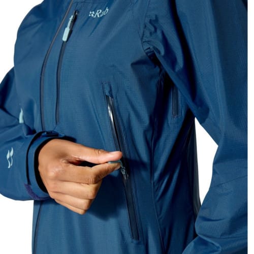 Downpour Mountain Waterproof - Tempest Blue - Zippered Pocket