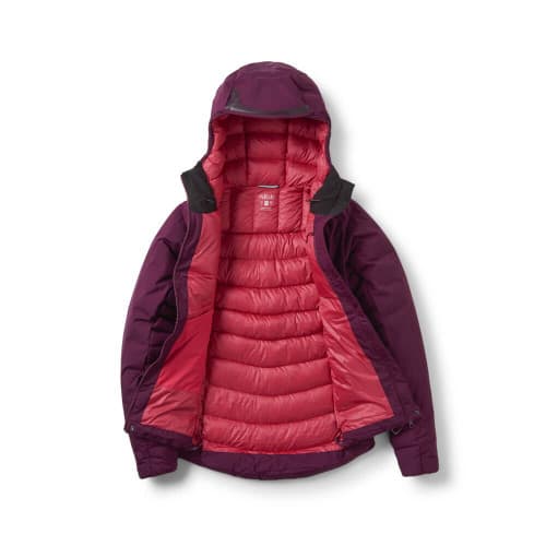 Infinity Windstopper Wmn - Mulberry - Unzipped