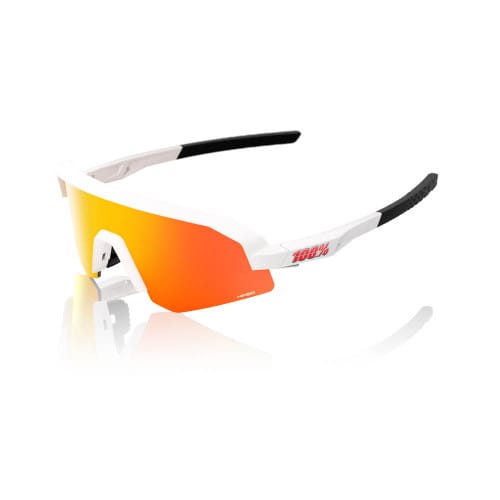 Slendale Youth Matte White - HiPER Red Mirror  Lens