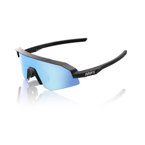 Slendale Youth Matte Black - HiPER Blue Mirror  Lens