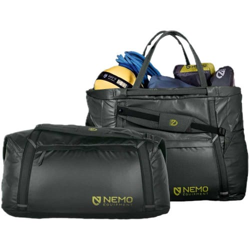 NEMO Double Haul Convertible Duffel 100L - Black Top & Duffel