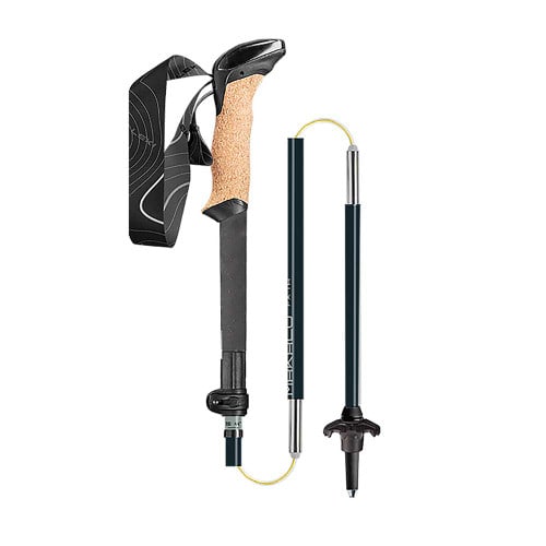 Leki Makalu Cork FX TA Trekking Pole - Collapsed Close Up
