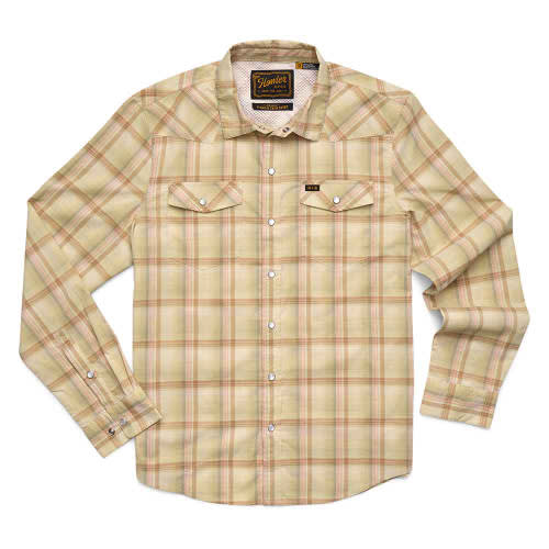 H Bar B Tech Longsleeve - Isley Plaid : Hemp