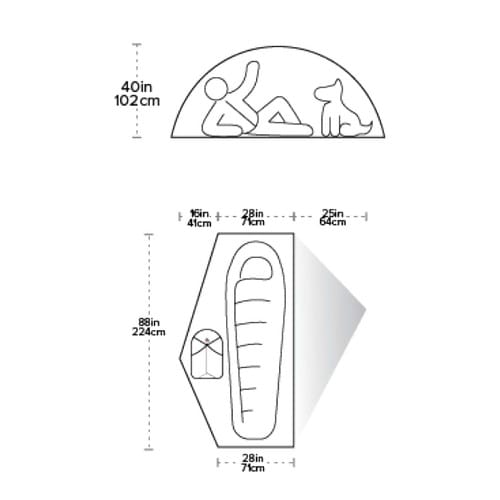 Big Agnes Pitchpine VST 1.5 Tent - Chart