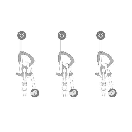 Petzl Pirana Club Descender - Diagram