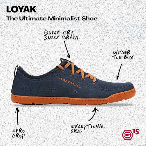 Astral Loyak M's Water Shoe Features