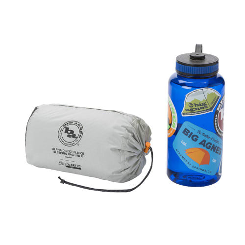 Alpha Direct Fleece Sleeping Bag Liner - Packed