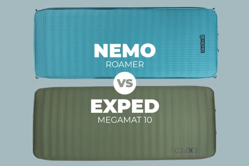Gear Review: NEMO Roamer vs Exped MegaMat 10