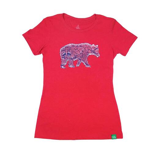 Wild Tribute Grizzly Sun Women's T-Shirt