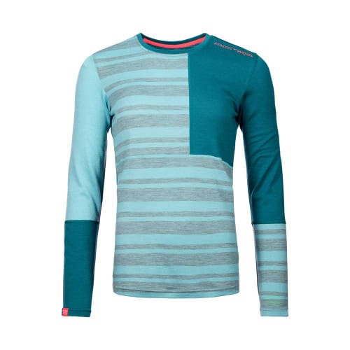 185 Rock'N'Wool Merino Long Sleeve Shirt - Ice Waterfall