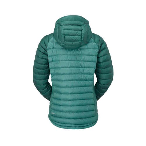 Women's Microlight Alpine Down Jacket - Green Slate/Eucalyptus - Back
