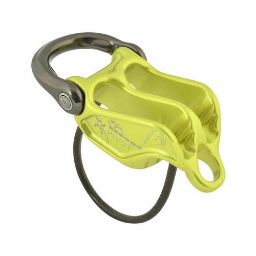 Pivot Belay Device - Lime