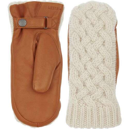 Hestra Ragnhild Mittens - White/Cork