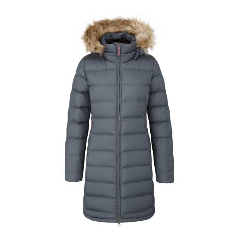 Rab Women's Deep Cover Parka - Steel