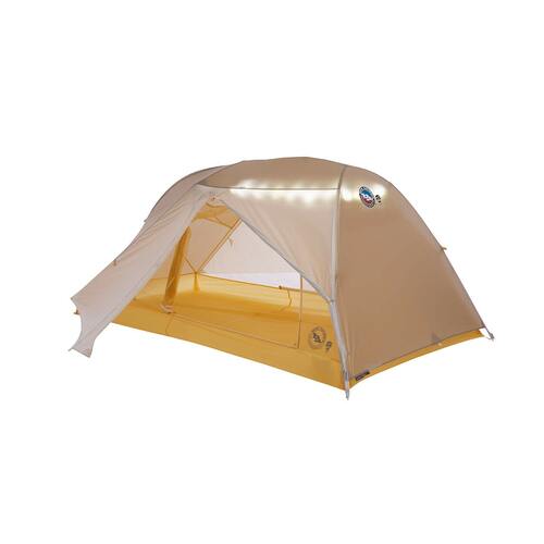 Big Agnes Tiger Wall UL2 mtnGLO Solution Dye Tent - Rainfly Open