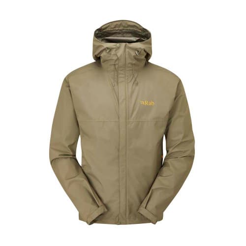 Rab Downpour Eco Jacket - Light Khaki - Main