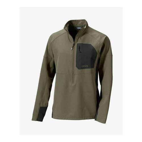 Orvis Pro LT Softshell Pullover - Olive