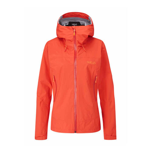 Rab Women's Downpour Plus 2.0 Jacket - Red Grapefruit