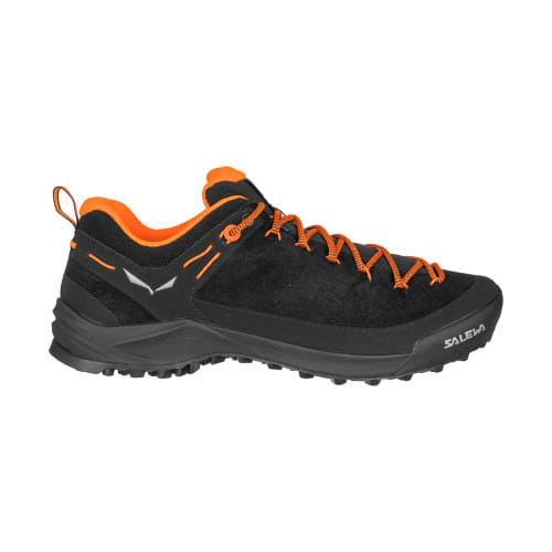 Men's Wildfire Leather Climbing Approach Shoe - Black/Fluo Orange