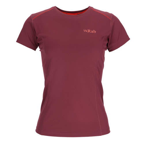 Rab Women's Force Tee - Deep Heather