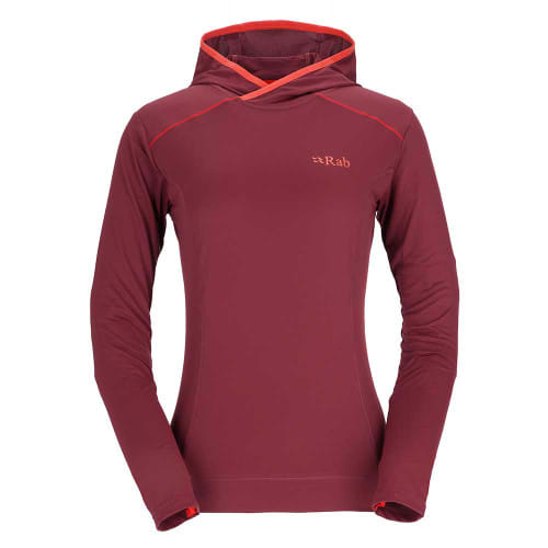 Rab Women's Force Hoody - Deep Heather