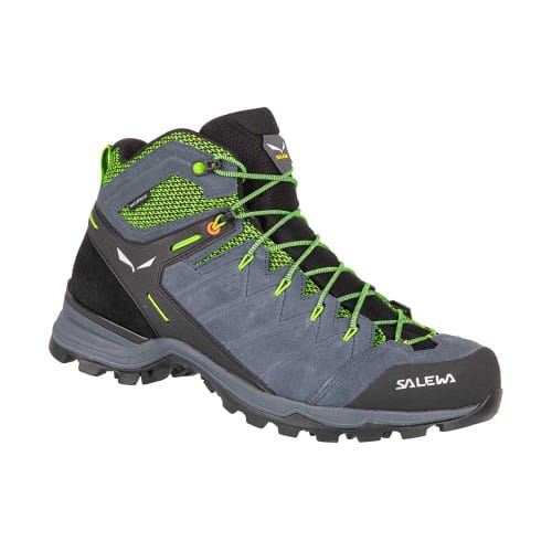 Salewa Alp Mate Mid Waterproof Shoe - Black Out/Fluo Orange