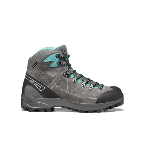 SCARPA Women's Kailash Trek GTX Hiking Boots - Smoke/Lagoon - Side