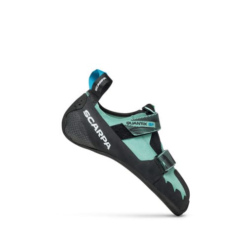 SCARPA Women's Quantix SF Climbing Shoe - Aqua/Black - Main