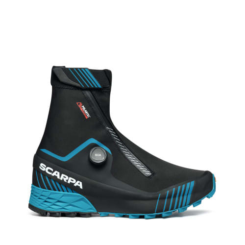 SCARPA Ribelle Run Kalibra G Trail Running Shoe  - Black/Azure - Side