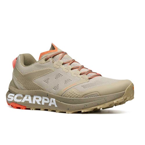 Men's Spin Planet Trail Running Shoe - Sand/Dark Flamingo