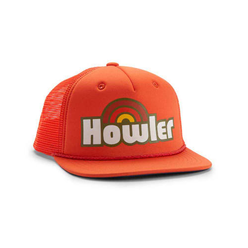 Structured Snapback Hat - Rainbow : Orange