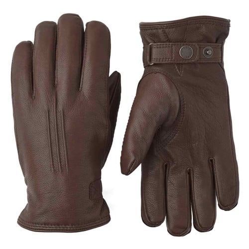 Deerskin Lambsfur Glove - Chocolate