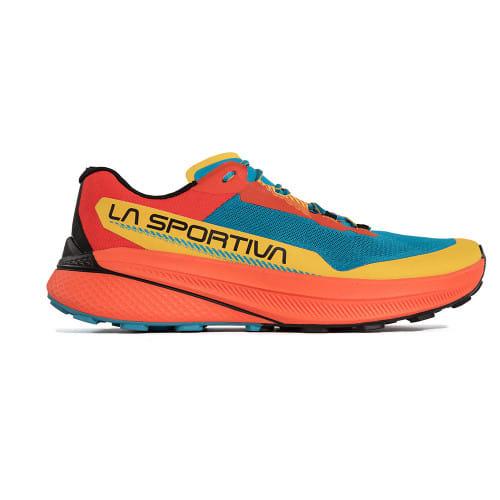 La Sportiva Prodigio Running Shoe - Tropic Blue/Cherry Tomato