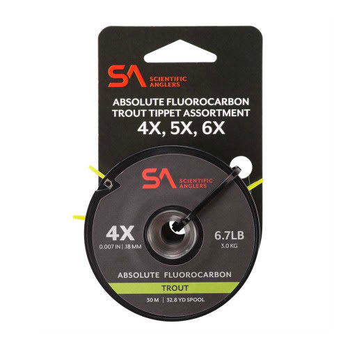 Absolute Fluorocarbon Trout Tippet Assortment