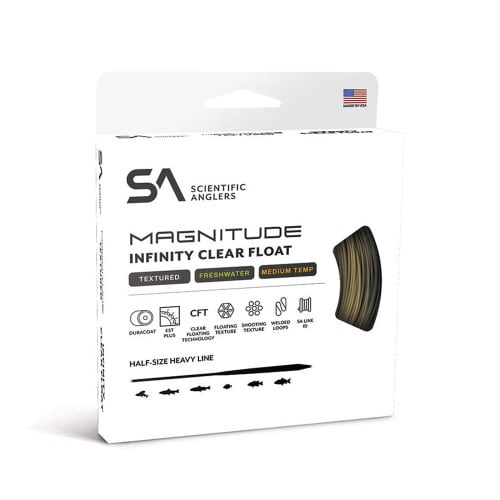 Scientific Anglers Magnitude Infinity Clear Float Fly Line - Textured - Clear Head