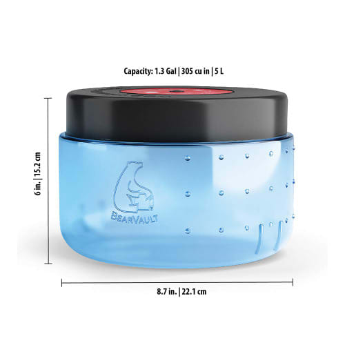 BearVault BV425-Sprint Bear Canister - Scale